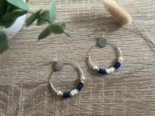 Marines Étoilées - Boucles d’oreilles